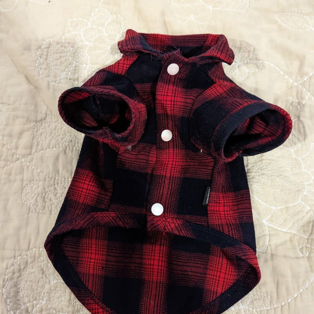 Flannel Dog Shirt